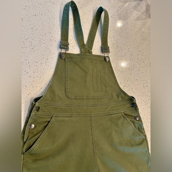 United By Blue Green (Juniper) Women's Overalls, Size Small, 98% Organic Cotton - Picture 5 of 10